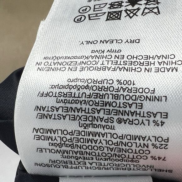 Brooks Brothers Sheath Dress Cap Sleeve Black White Gingham Cotton Size 4 - Picture 4 of 4